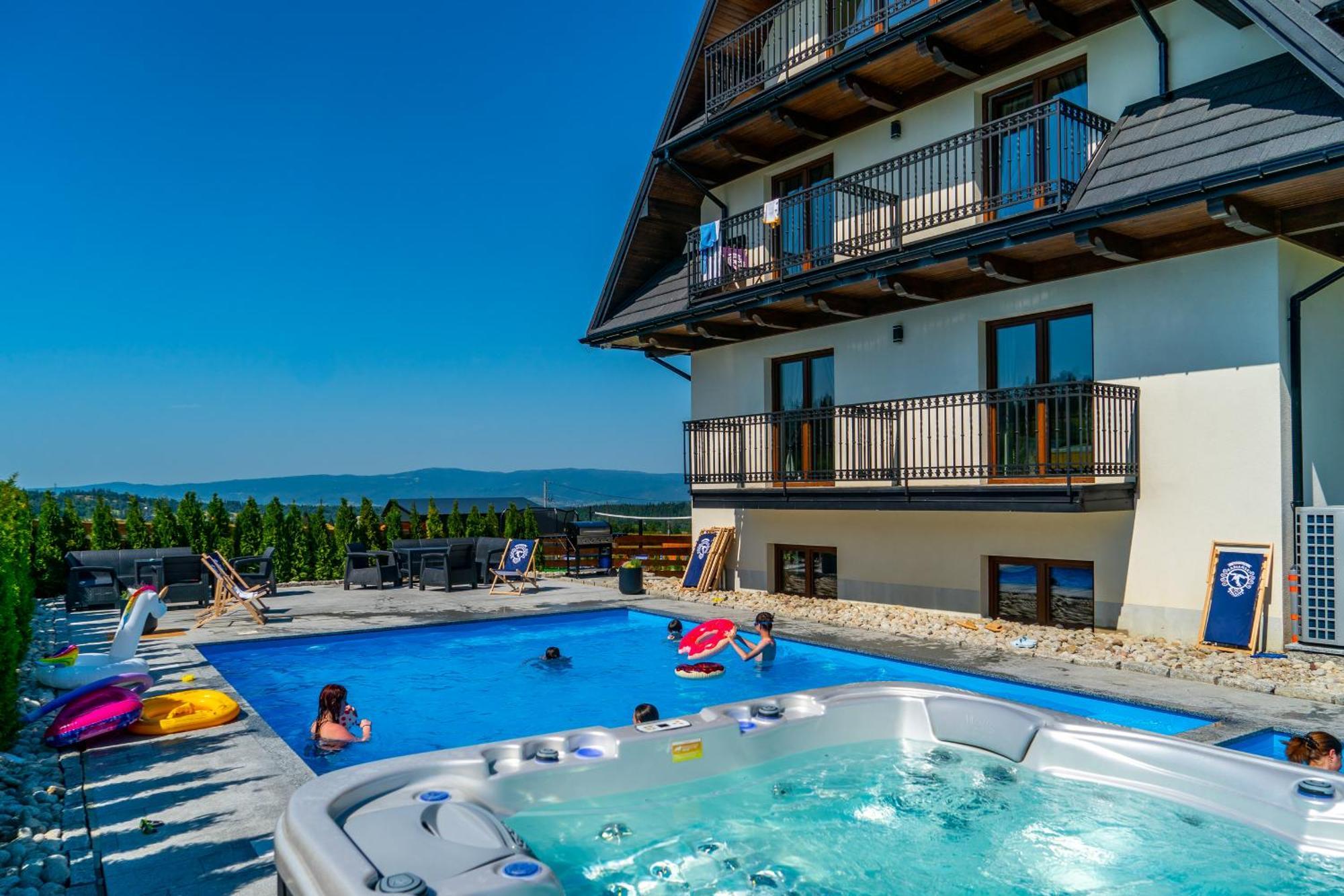 Aparthotel Rabian-Ski Zewnetrzny Basen Oraz Jacuzzi Z Podgrzewana Woda Sala Zabaw I Dmuchaniec Białka Tatrzańska Extérieur photo